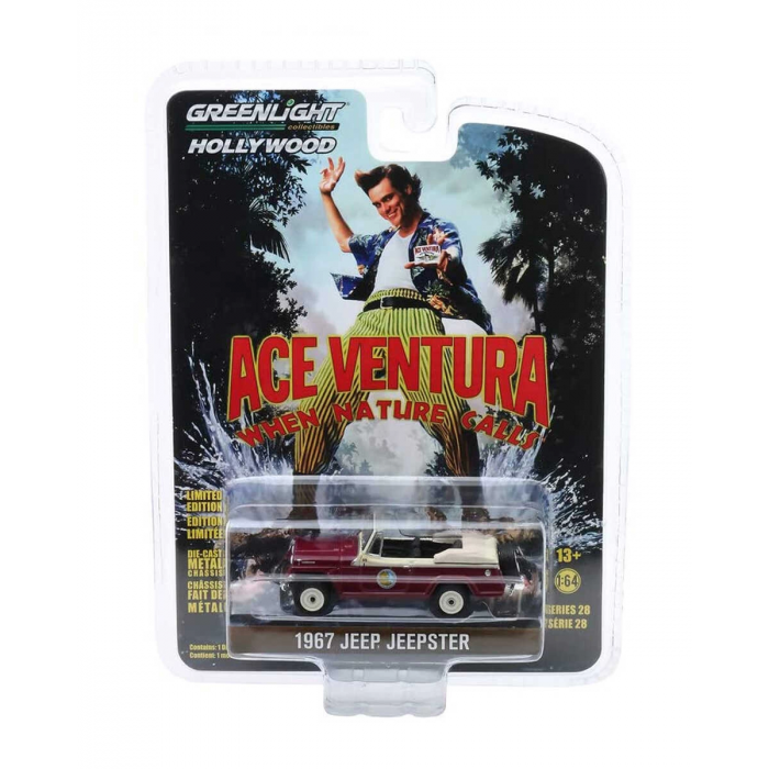 Greenlight Ace Ventura When Nature Calls (1995) 1967 Jeep Jeepster