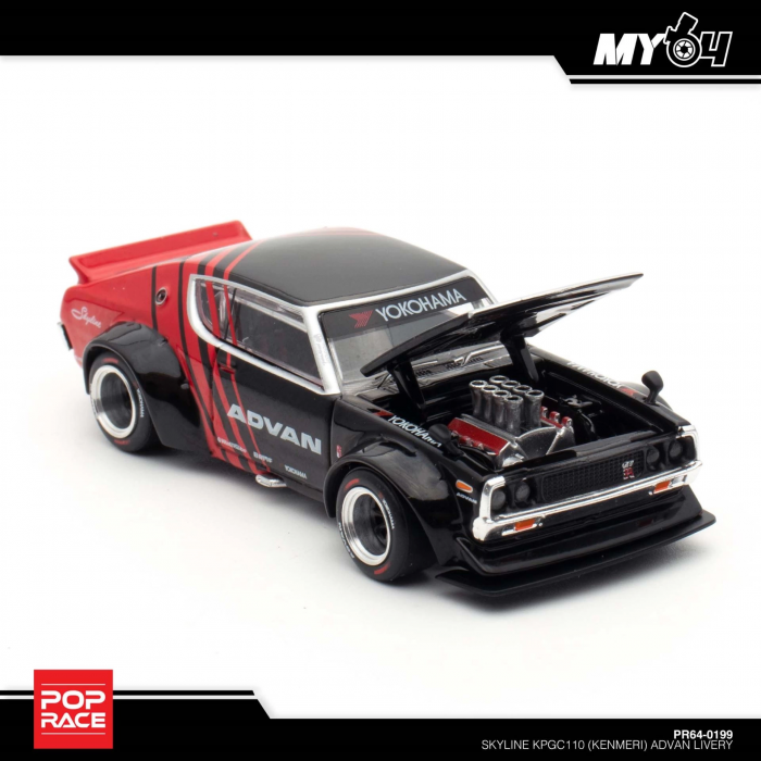 Mini GT Nissan Skyline GT-R R34 Bayside Blue 1:64 Diecast Model