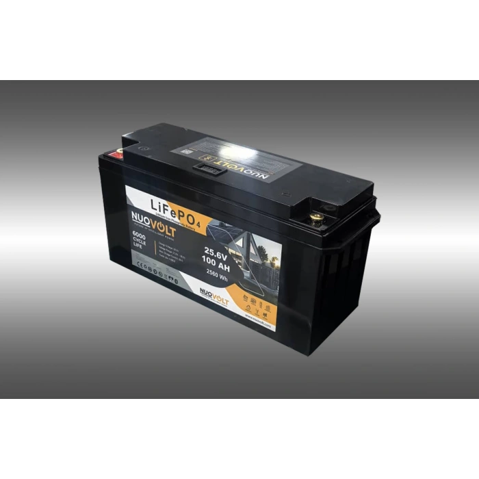 NUOVOLT 100AH 25.6V LİTYUM BATARYA