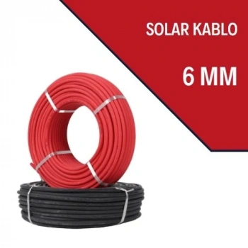 6mm2 SOLAR KABLO 1 METRE