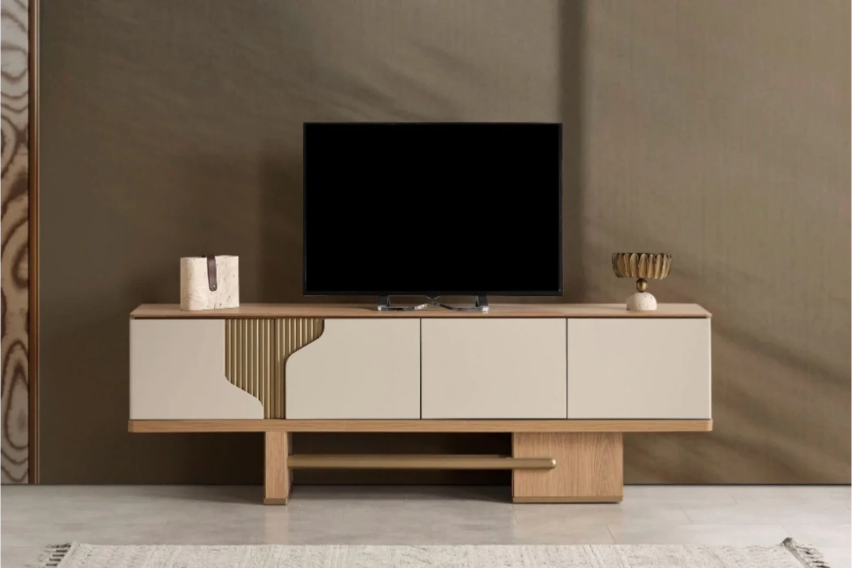 Ada Meşe Tv Sehpası