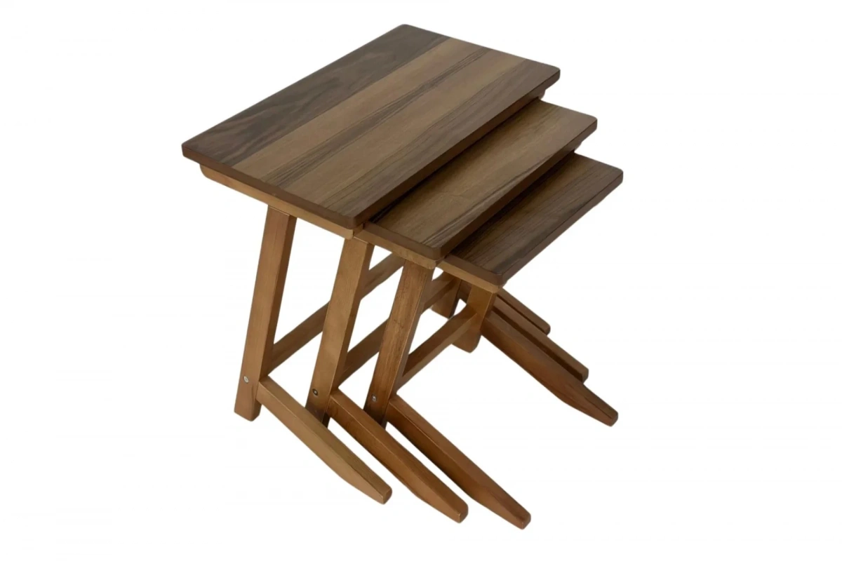 Almina Ceviz Zigon Sehpa