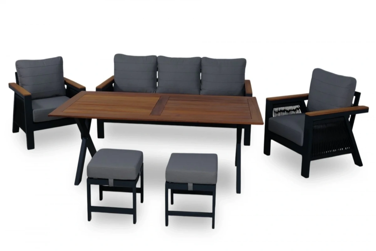 Arven Plus S İroko Bahçe ve Balkon Takımı (Antrasit)