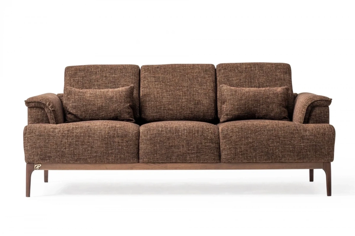 Aston 3lü Koltuk (Kahve)