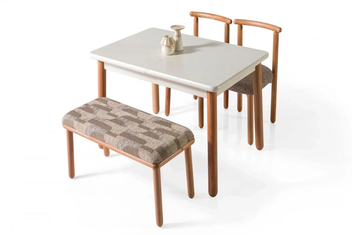 Bohem Natural Mutfak Masası Takımı