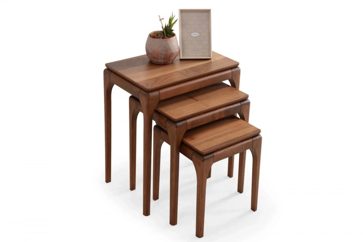 Bongo Ceviz Zigon Sehpa