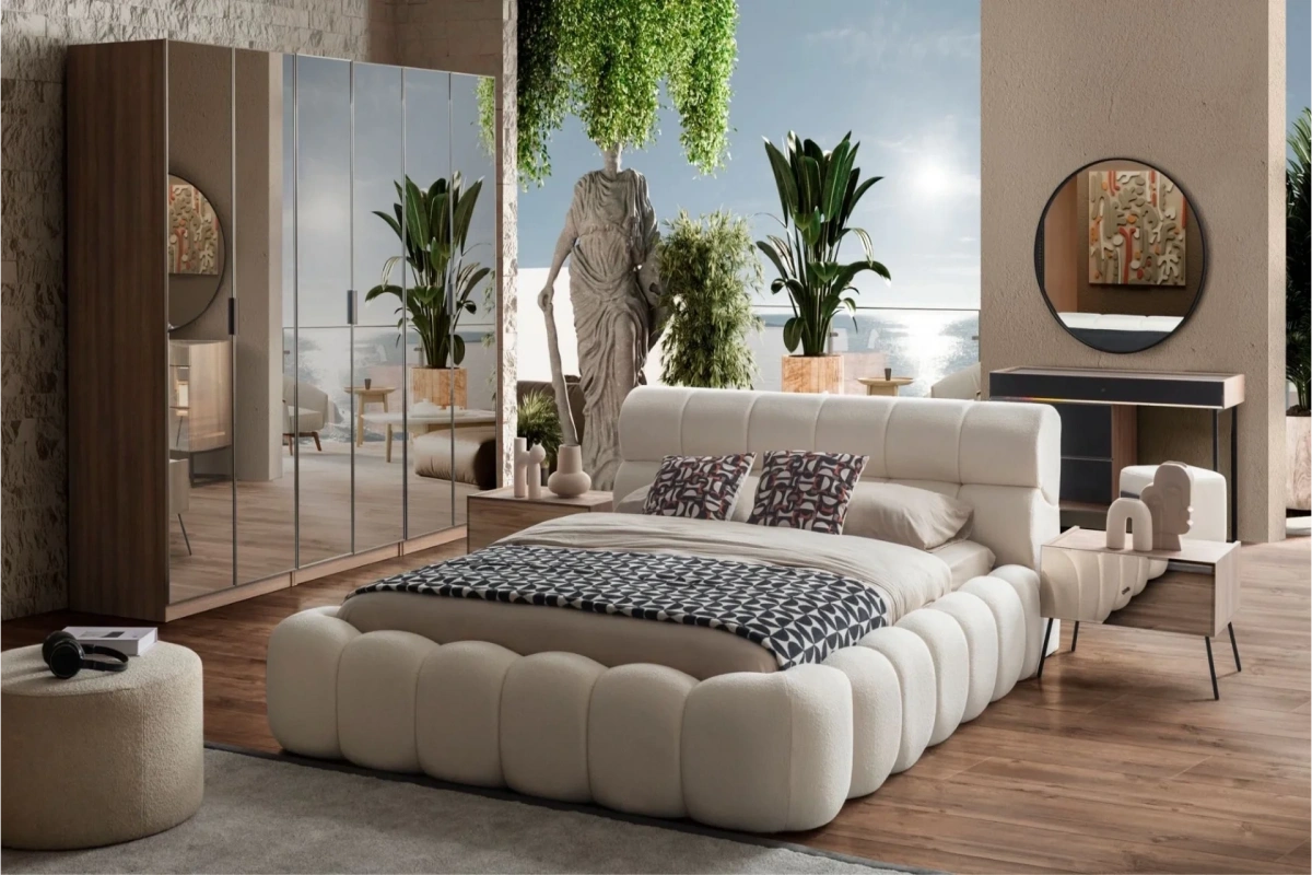 Bronz Ceviz Yatak Odası Takımı