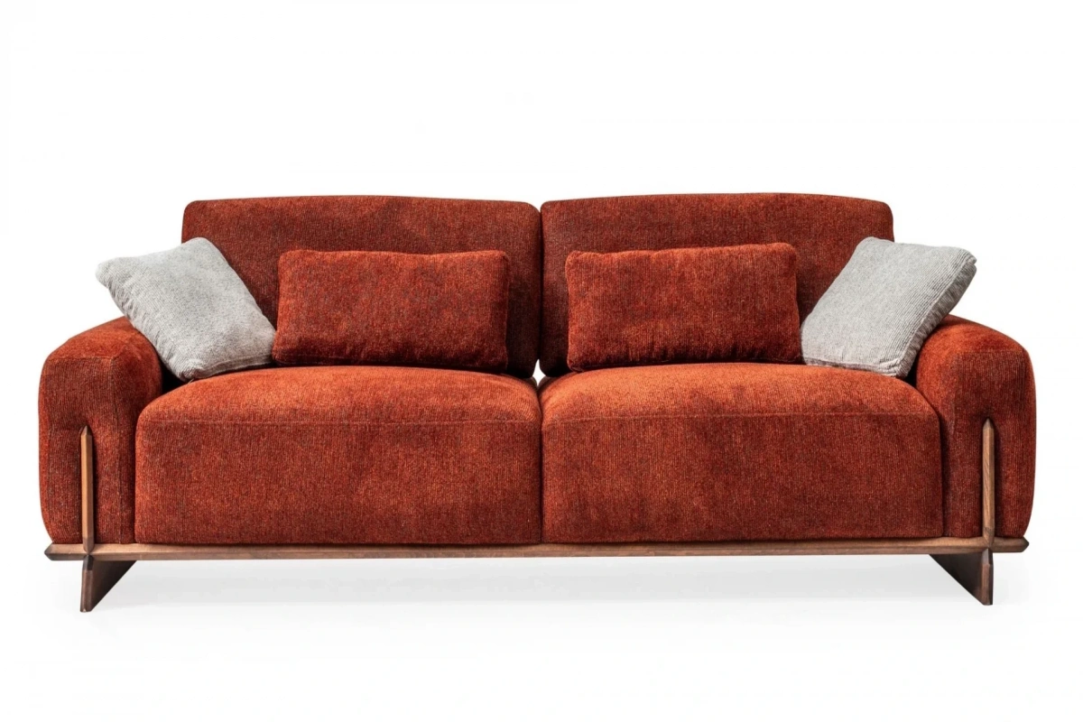 Cadillac Kırmızı 3lü Koltuk