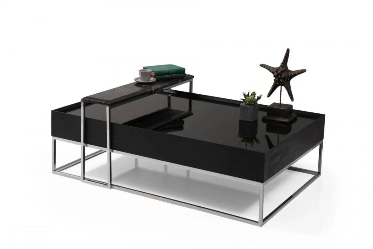 Crown Orta Sehpa (Siyah)