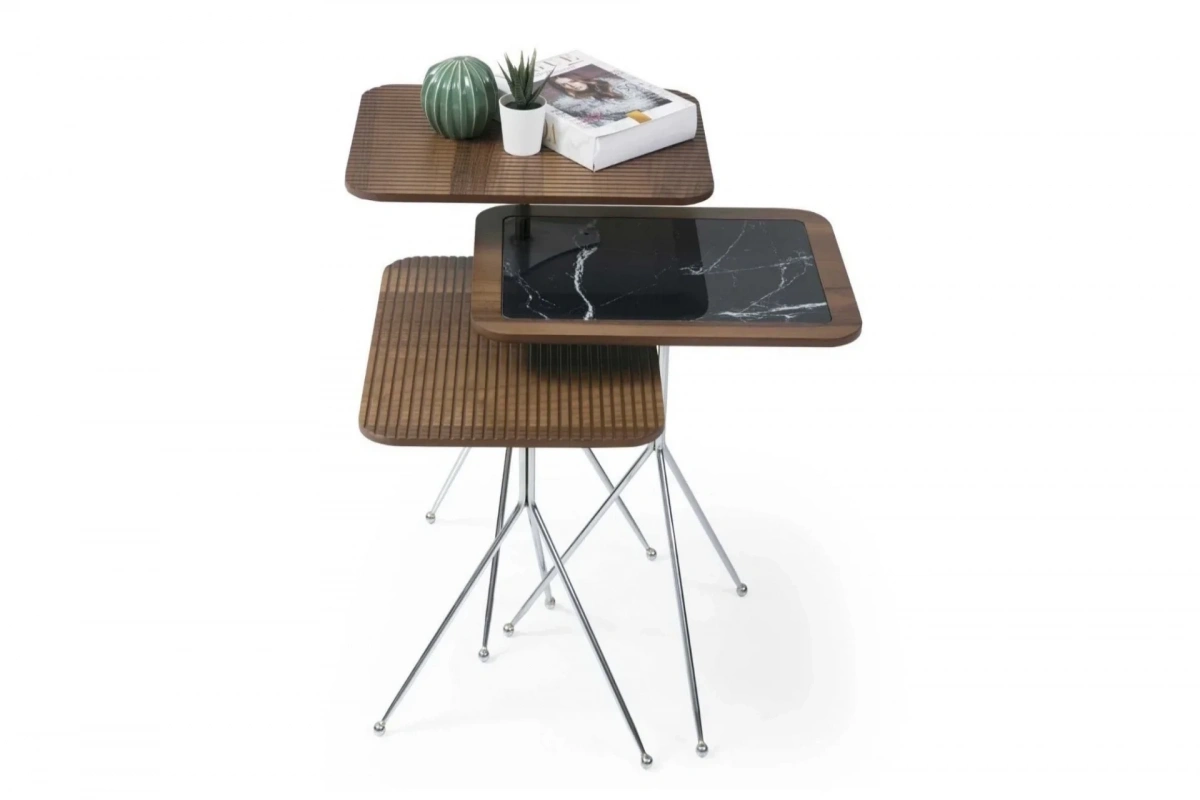 Diamond Krom Zigon Sehpa