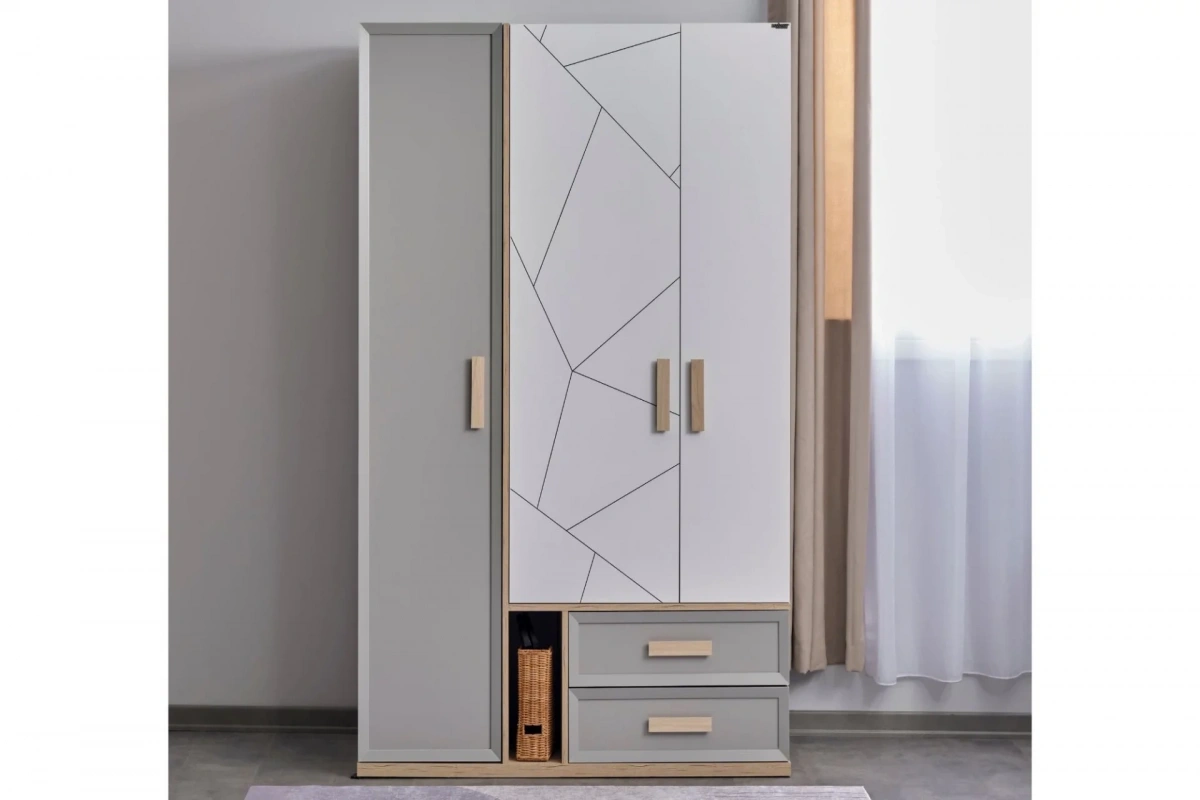 Evon 3 Kapaklı Dolap