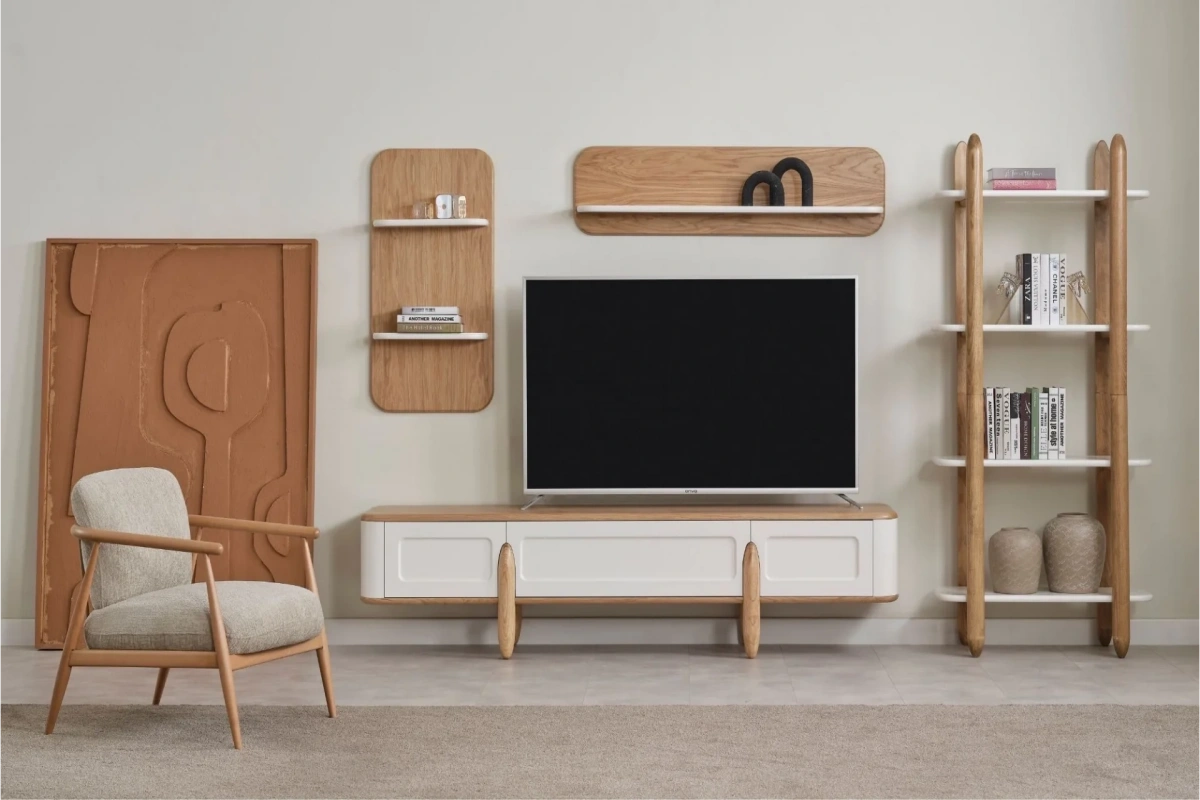 Fabio Ahşap Tv Ünitesi