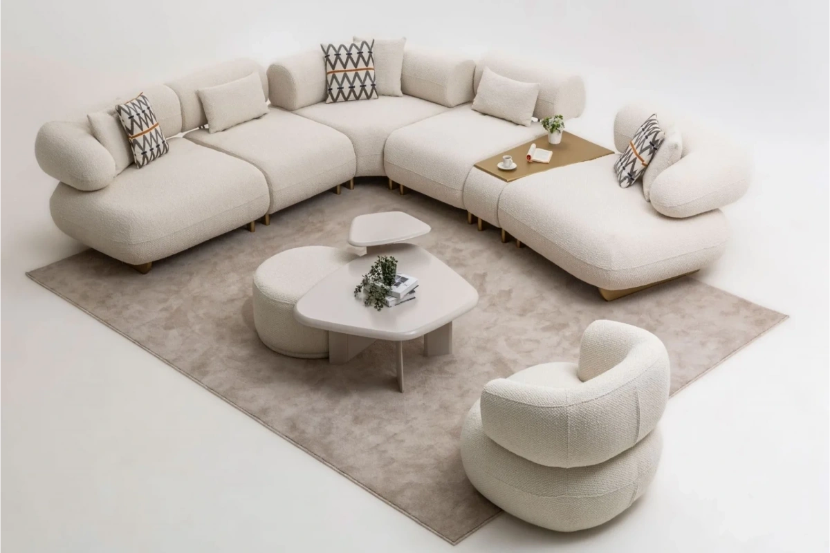 Glamour Köşe Koltuk Takımı (Large)