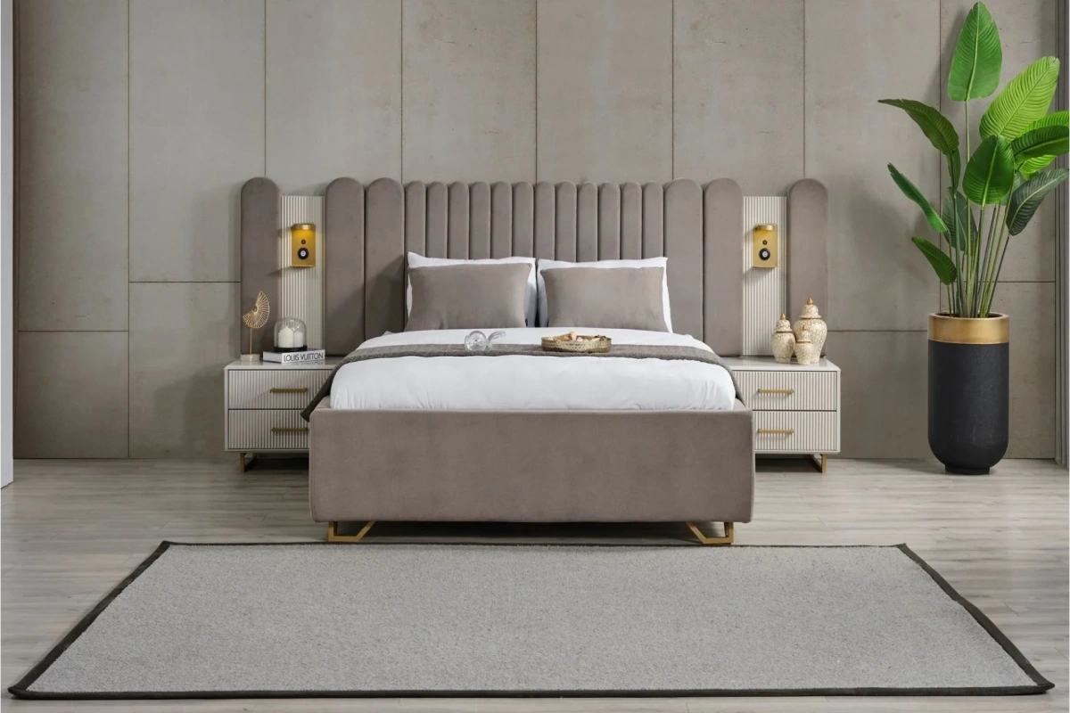 Gold Line Bazalı Karyola (160x200)