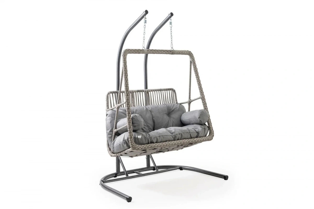 Hazar Gri Double Salıncak