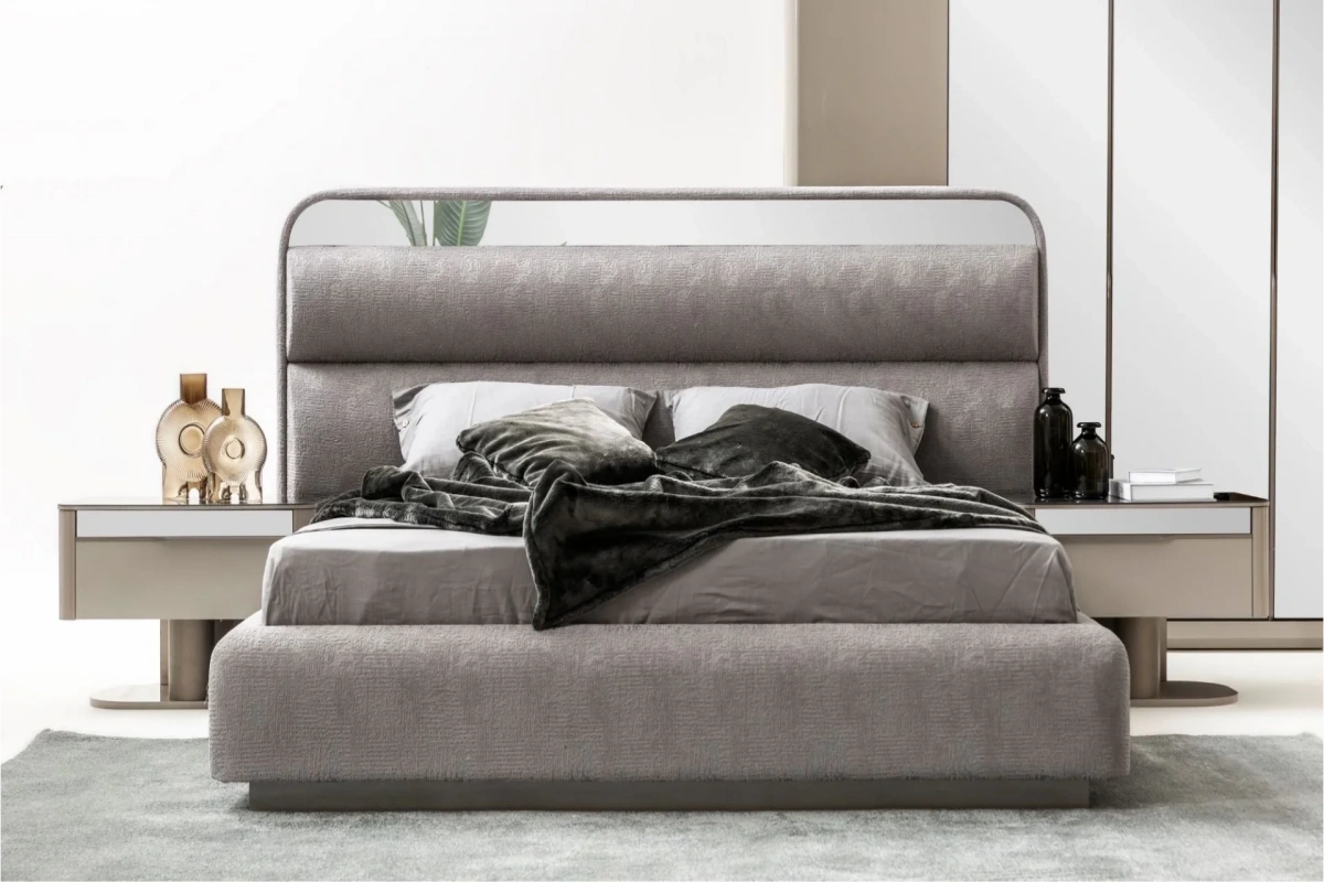 Inox Bazalı Karyola (180x200)