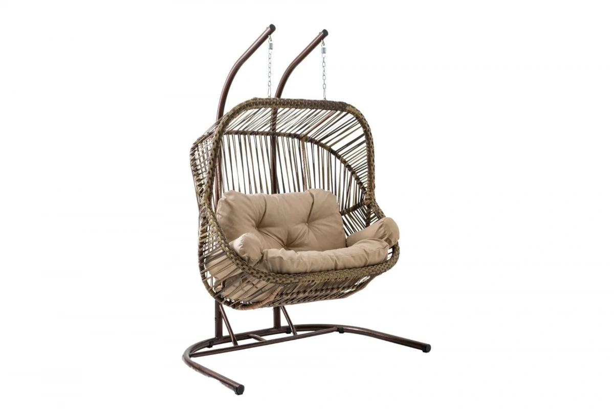 Kapadokya Açık Kahve Double Salıncak