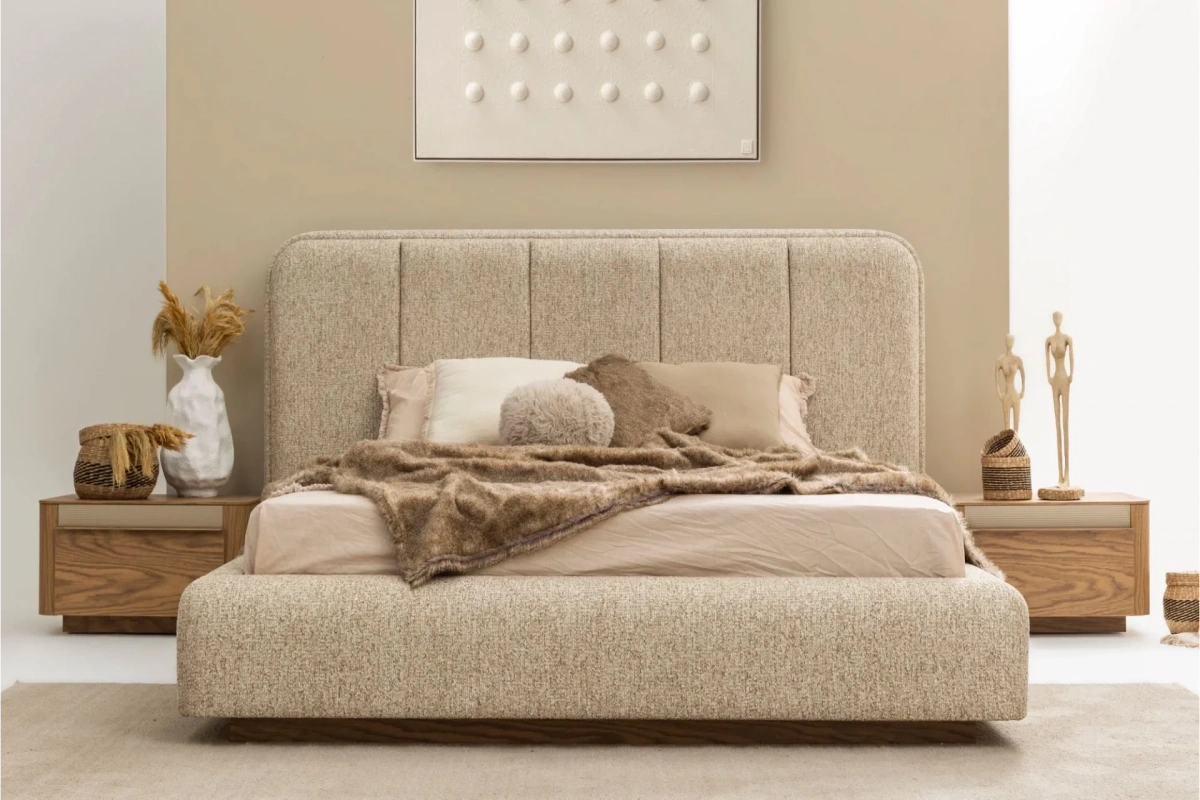 Latte Bazalı Karyola (180x200)