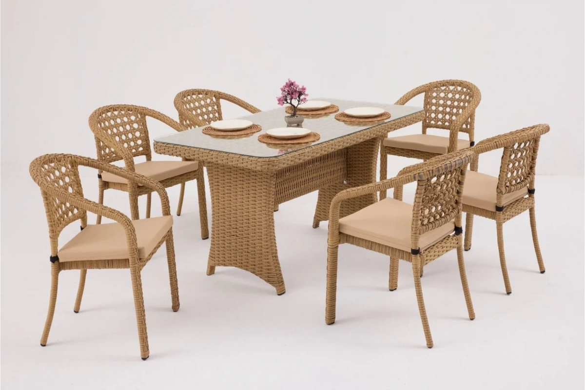 Lima Berlin Bahçe ve Balkon Masa Seti (Eskitme)