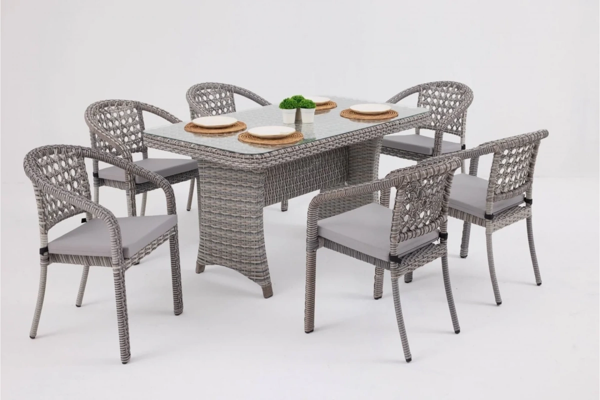 Lima Berlin Bahçe ve Balkon Masa Seti (Stone)