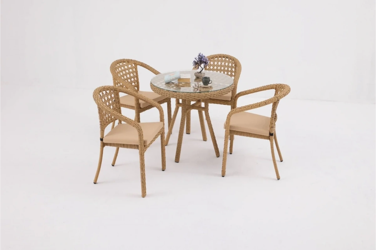 Lima Nepal Bahçe ve Balkon Masa Seti (Eskitme)