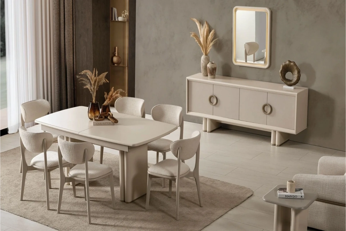 Linen Yemek Odası Takımı