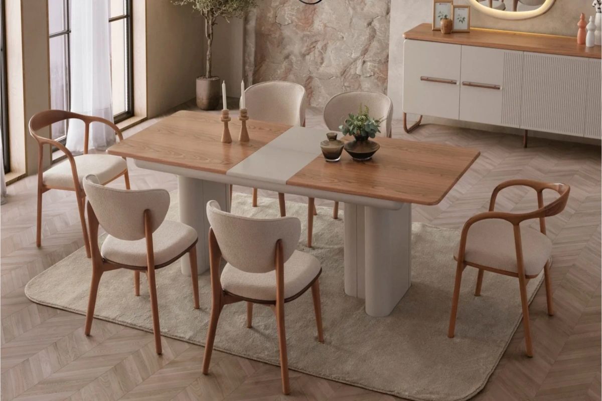 Lotus Yemek Masası Takımı