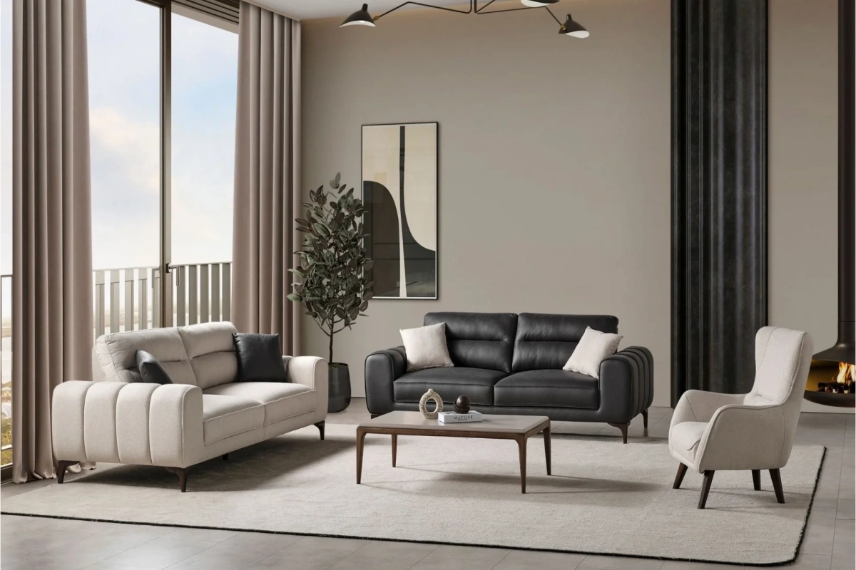 Magnora Krem Koltuk Takımı