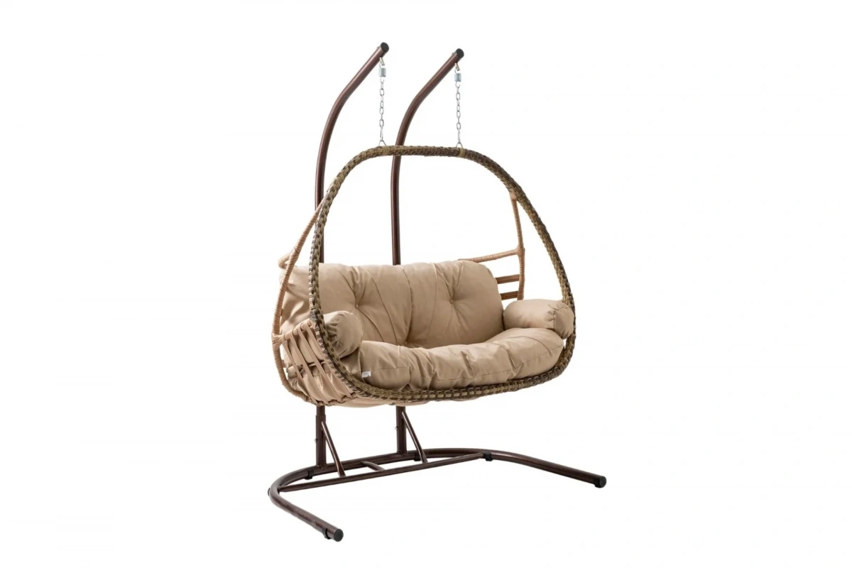 Malta Açık Kahve Double Salıncak