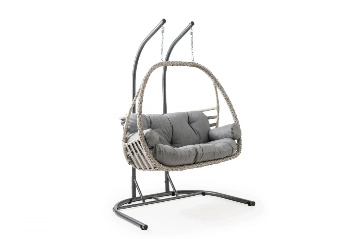 Malta Beyaz Double Salıncak