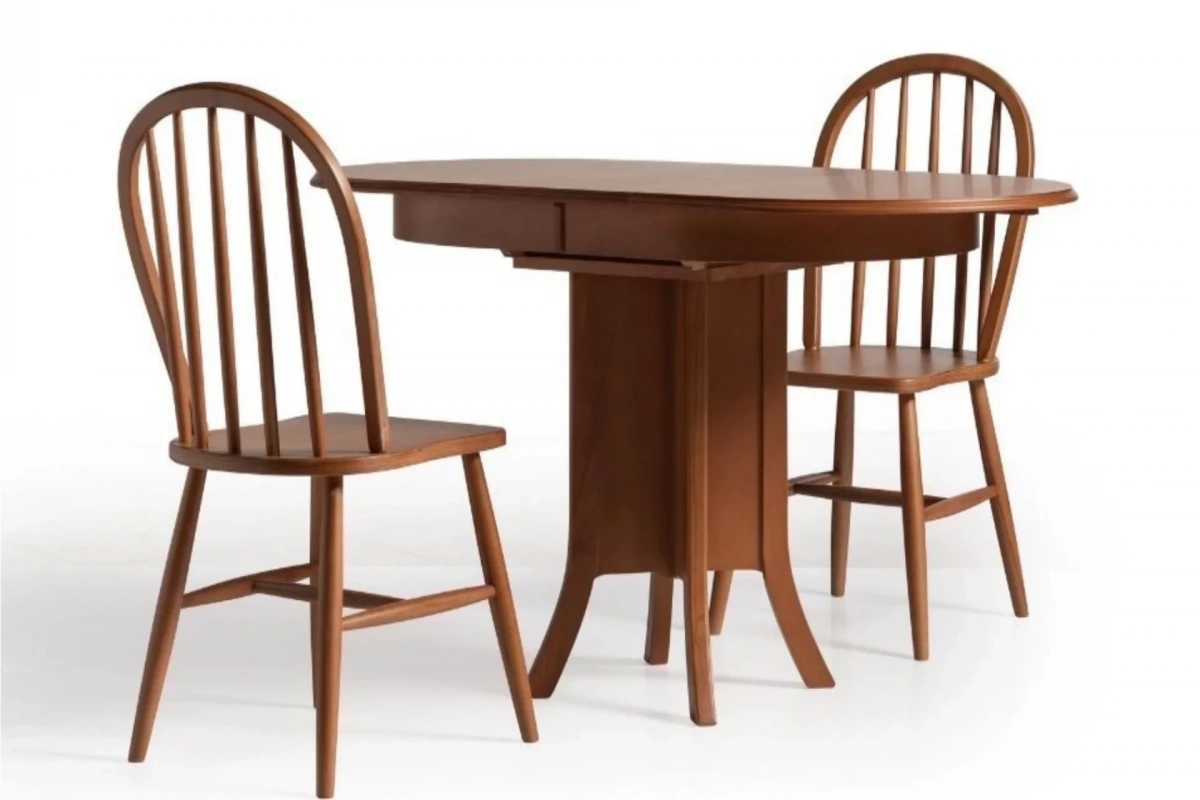 Mini Ceviz Mutfak Masası Takımı-1