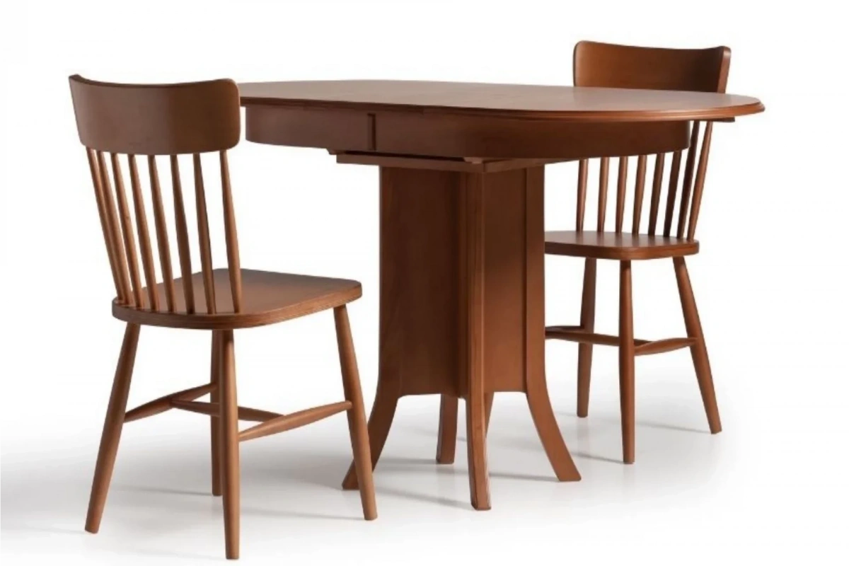 Mini Ceviz Mutfak Masası Takımı-2