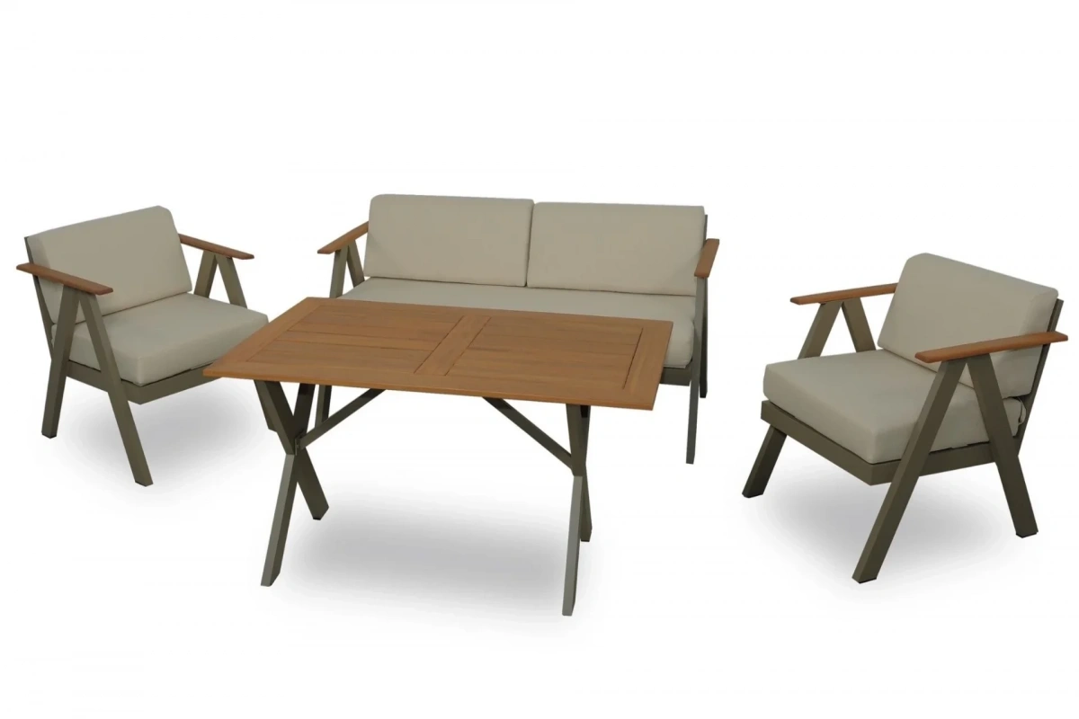 Nidya İroko Bahçe ve Balkon Takımı (Capy)