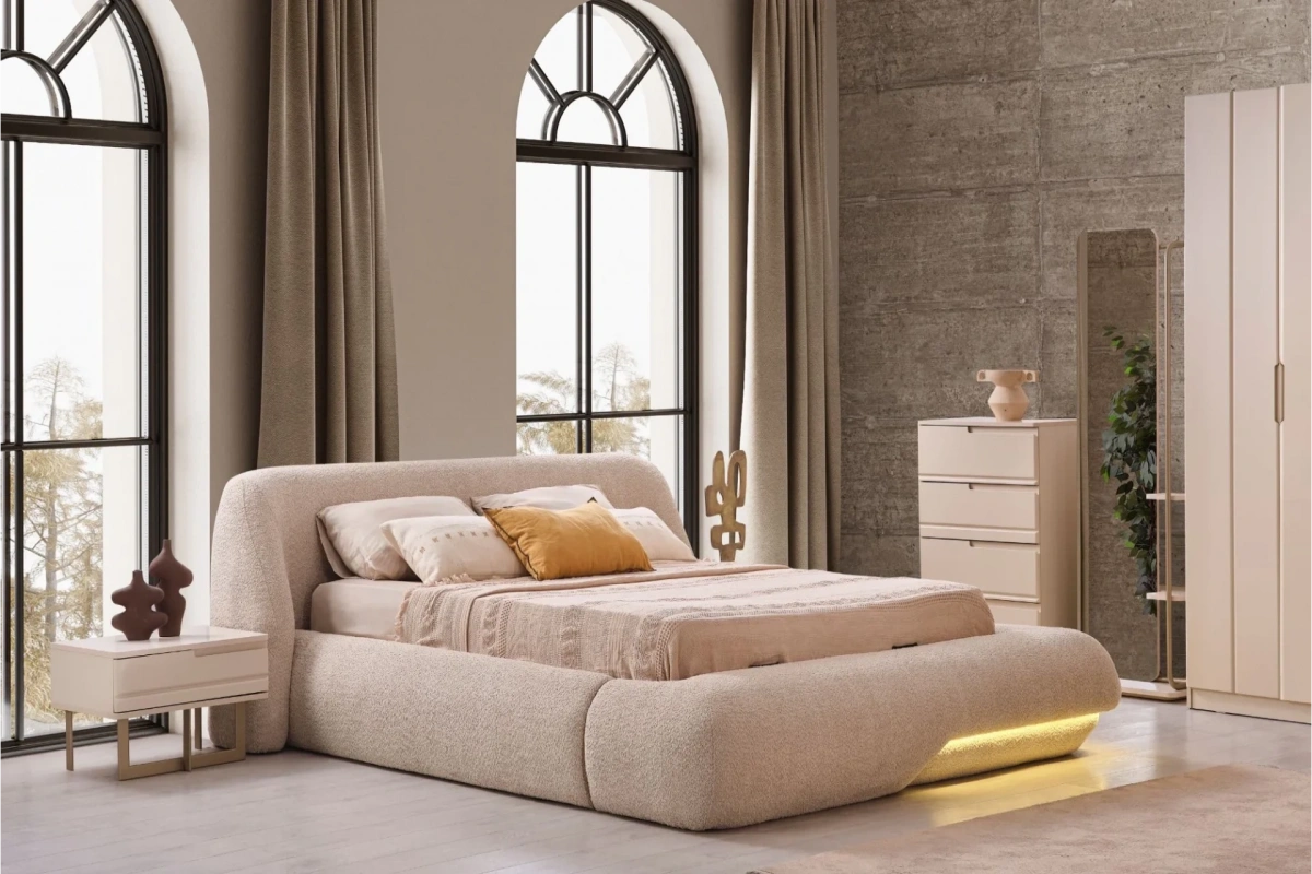 Oslo Bazalı Karyola (160x200)