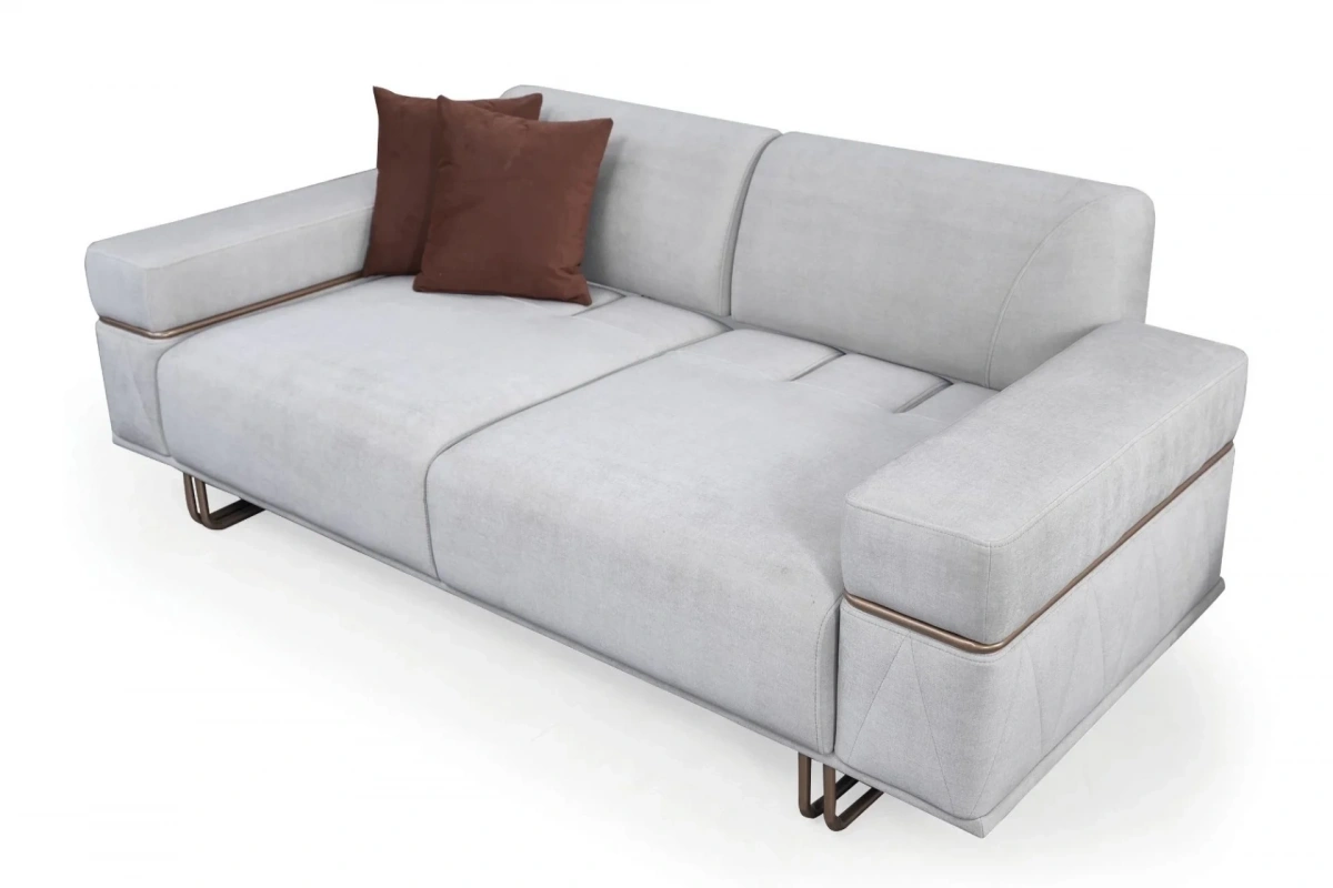 Oslo Ceviz 3lü Koltuk