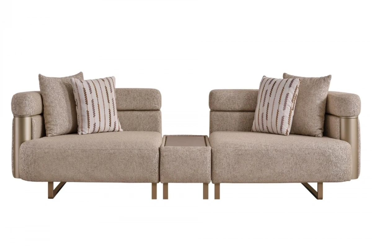 Oslo Luxury Sehpalı 3lü Koltuk