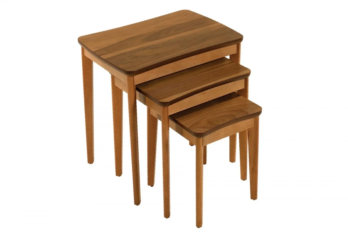 Otantik Ceviz Zigon Sehpa