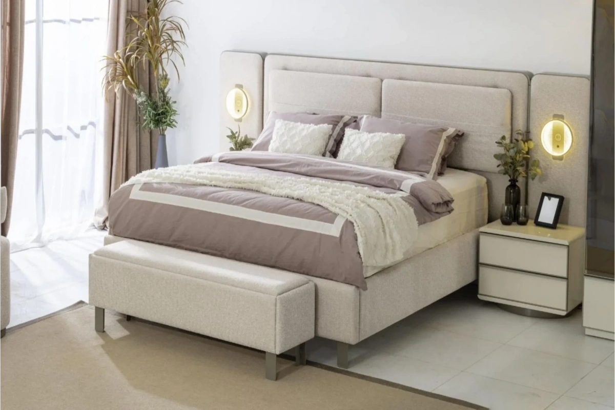 Pamukkale Bazalı Karyola (160x200)