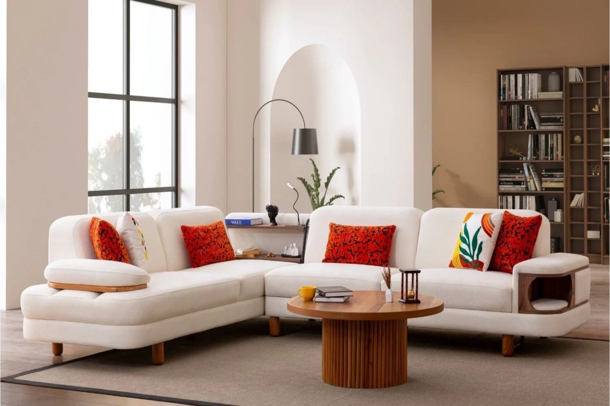 Pati Raflı Köşe Koltuk Takımı