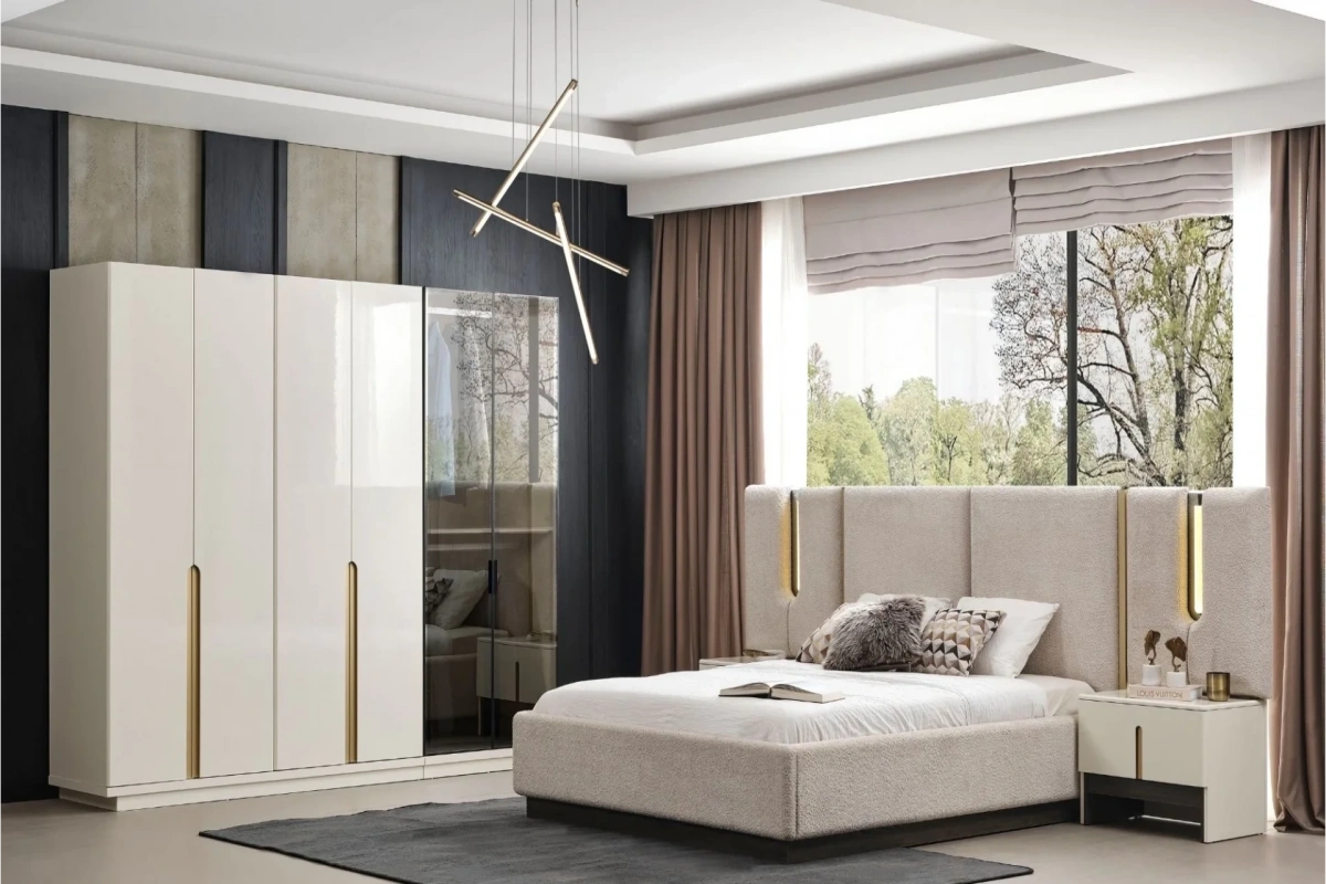 Pedro Krem Yatak Odası Takımı