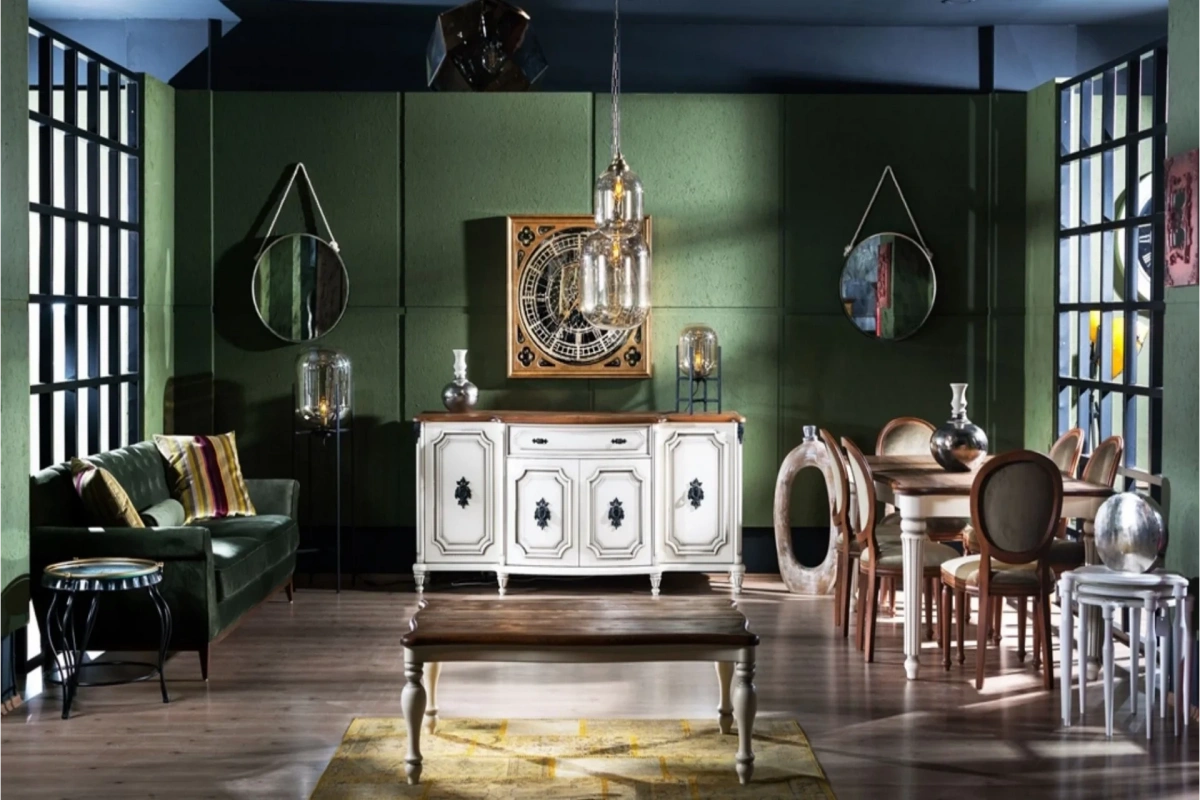 Platin Yemek Odası Takımı