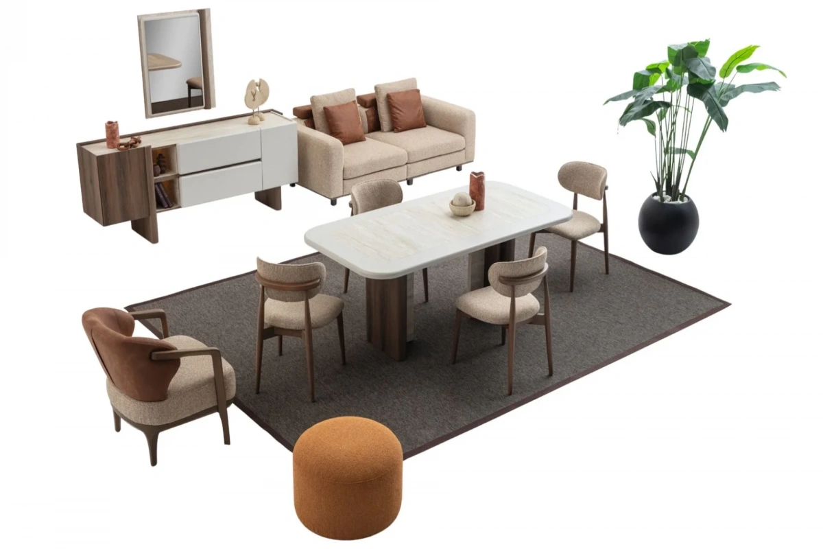 Prag Yemek Odası Takımı