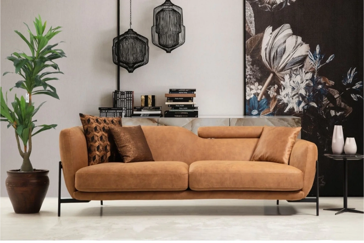 Premium 3lü Koltuk (Turuncu)