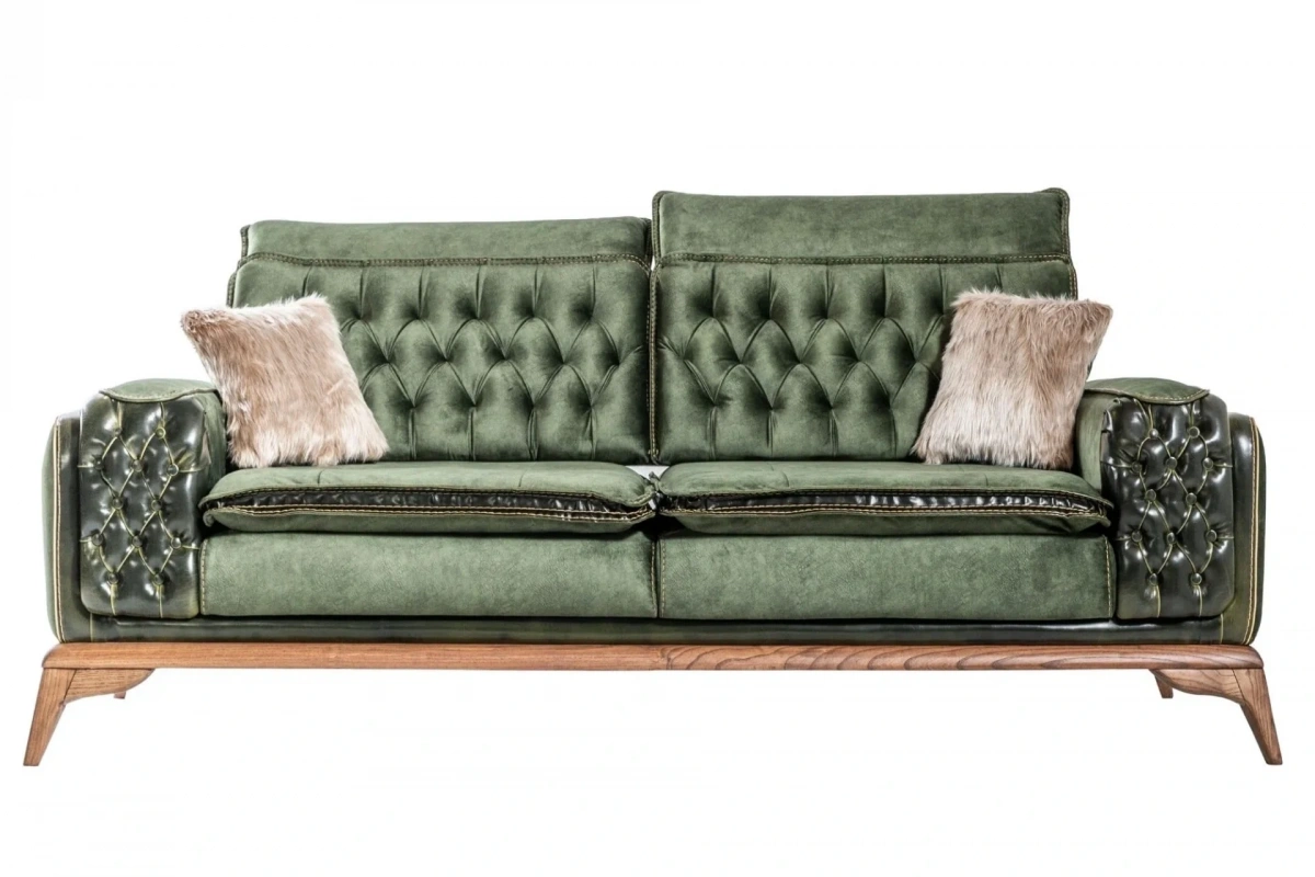 Seren Yeşil 3lü Koltuk