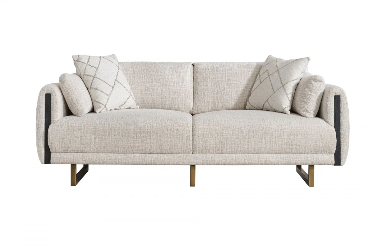 Stella 3lü Krem Koltuk