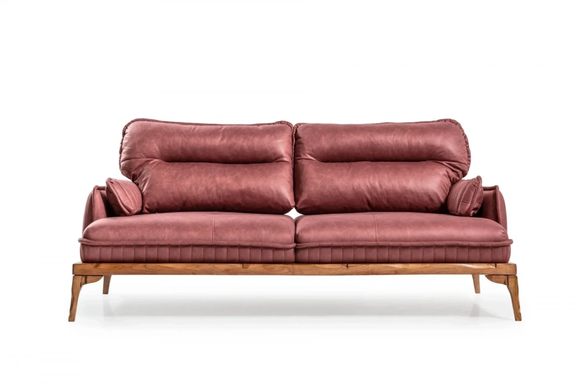 Tetra 3lü Koltuk (Bordo)