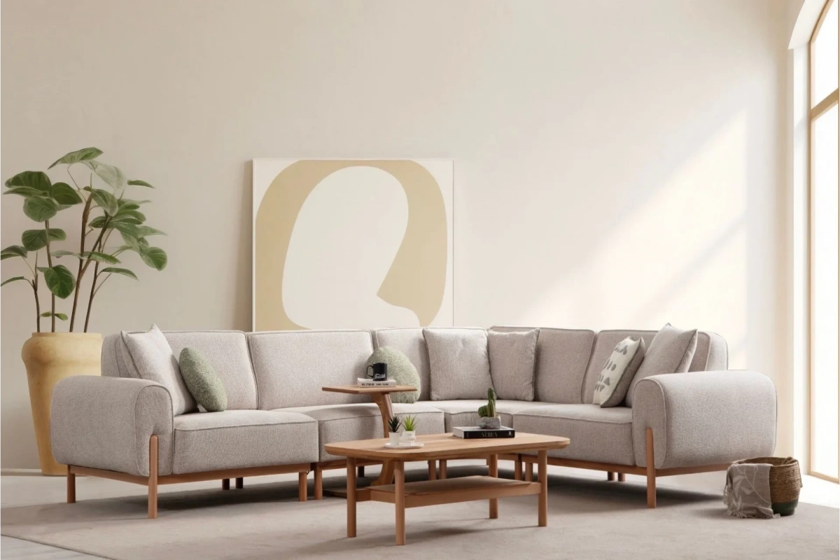 Toffi Köşe Koltuk Takımı (Large)