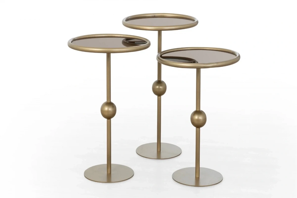 Topkapı Eskitme Zigon Sehpa