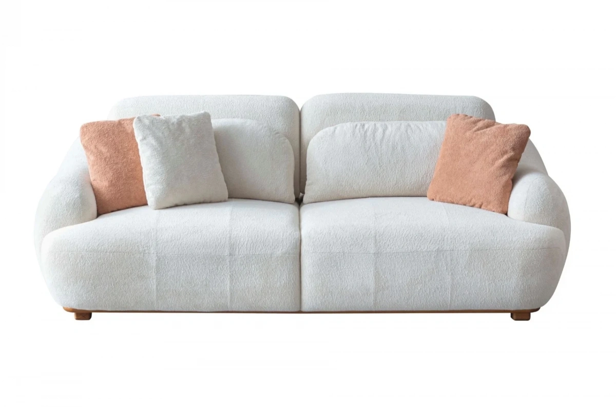 Venedik Krem 3lü Koltuk