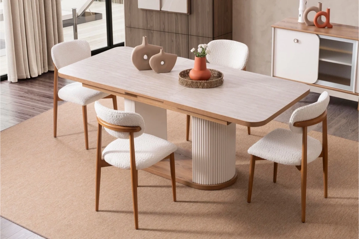 Virjin Yemek Masası Takımı